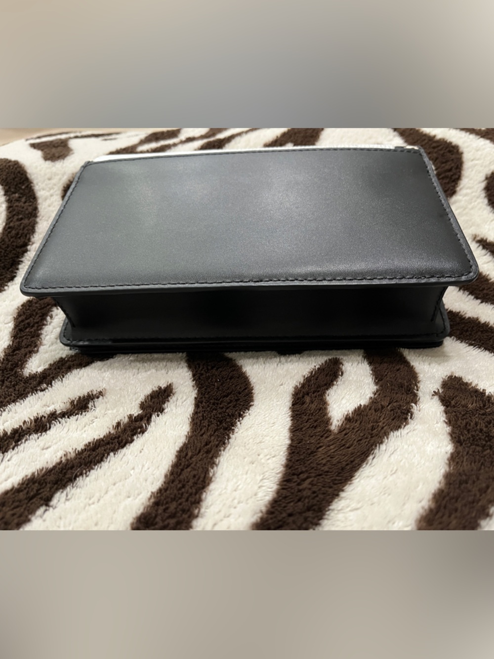 NEW!! Michael Kors Animal Print Jet Set Small Calf Hair Flap Chain Crossbody - Picture 10 of 14